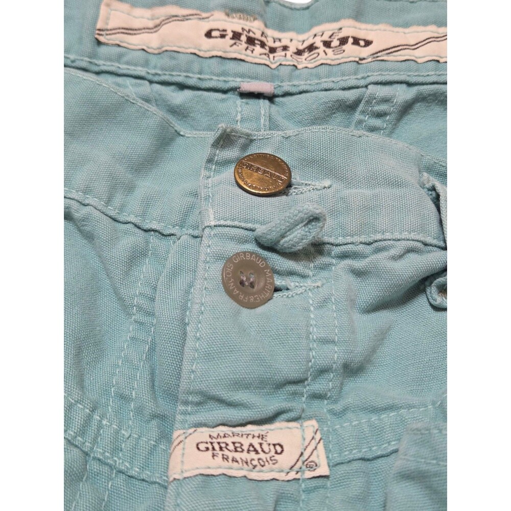 Vtg Marithe Francois Girbaud Y2K Baggy Shorts Blue Men's Size 28 USA 90s B27.1
